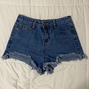 High waisted shorts